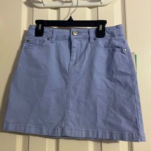baby blue copper key skirt